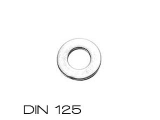 DIN 125 M6 Rondelle piane