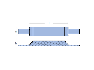 ANODO A SALDARE KG.2,4 200X60X32 Anodi a saldare lingotto