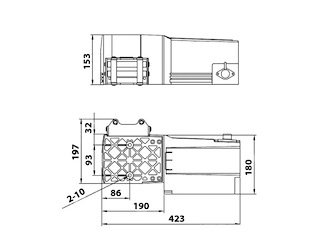 Arganello elettrico 1134 Kg 600W 12V Argani Elettrici