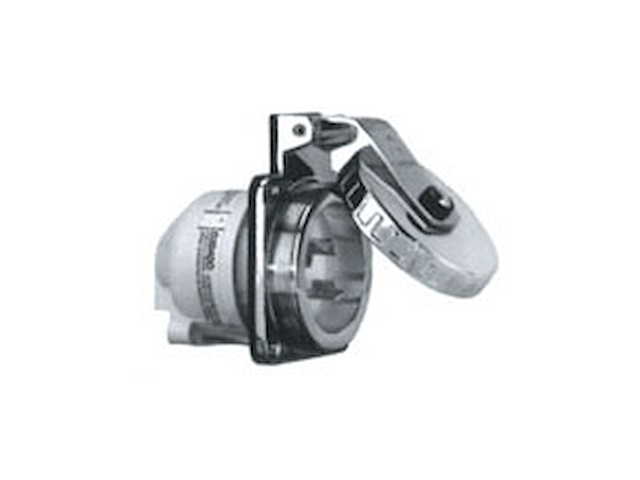 PRESA INOX   32A Presa banchina inox 32AH