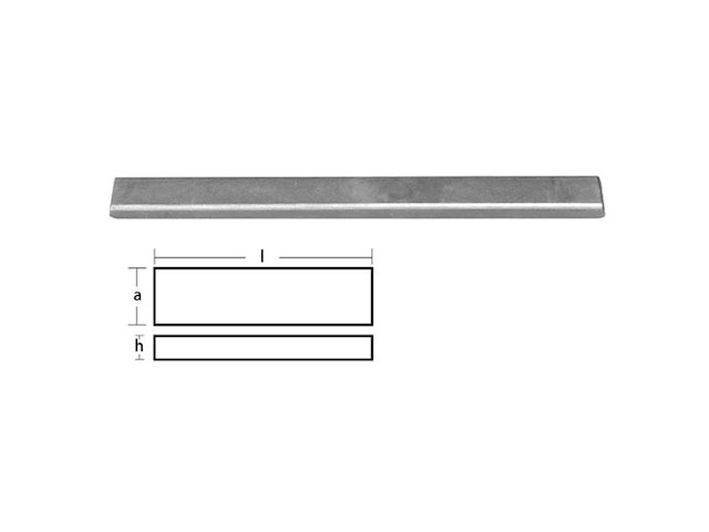 ANODO RETT.490X48X20 Piastra non forata caldaia