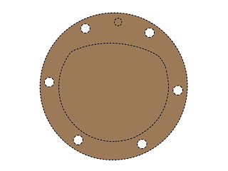COPERCHIO AS25 Guarnizione Pompa