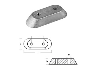 PIASTRINA PER MOTORI - SERIE - JOHNSON 2-150 HP Piastrina 2-150 Hp
