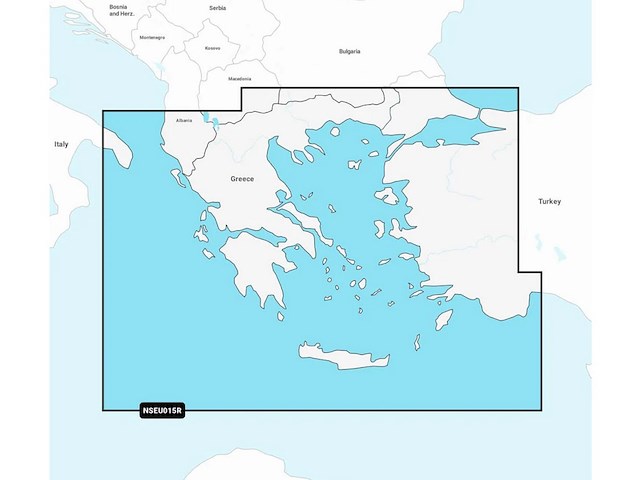 GARMIN navionics+ NSEU015R Mar Egeo Mar di Marmara art.010-C1240-20