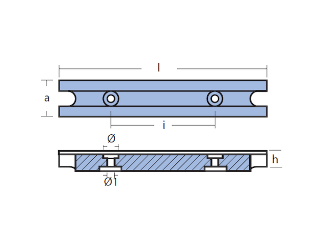 BARRA YAMAHA 700 ALLUMINIO Barra 40-100HP