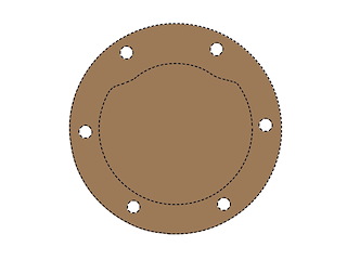 GUARNIZIONE POMPA PM36/PM36F/ST146/ST150 Guarnizione PM36/36F/ST146/150
