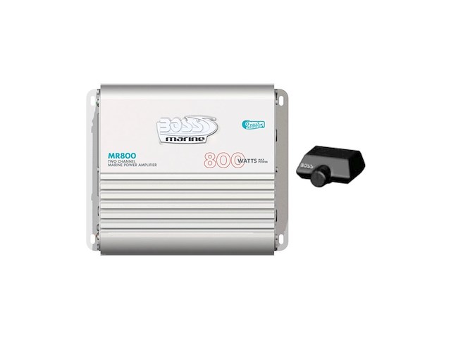 Boss Marine MR800 amplificatore a due canali per impianto diffusione a bordo art 240-3530