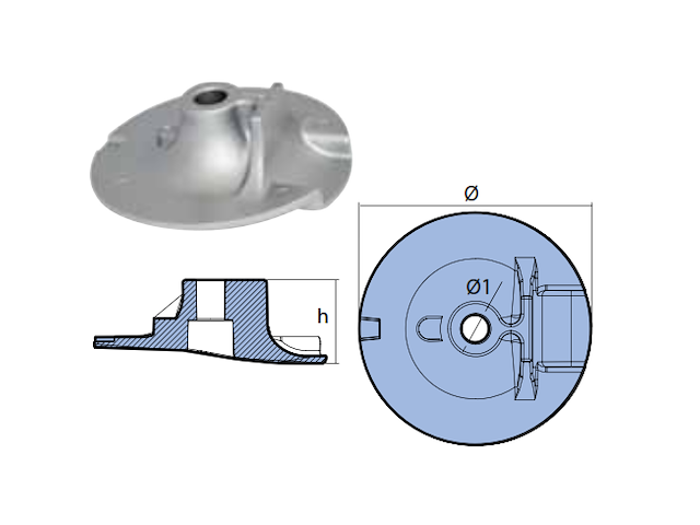 PIASTRA PER MOTORI YAMAHA Piastra 200/350 HP extend. pro