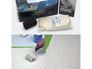 KIWIGRIP VERNICE ANTISCIVOLO BASE ACQUA GRIGIO 4LT - RESA 24METRI QUADRI Kiwi Grip vernice antiscivolo