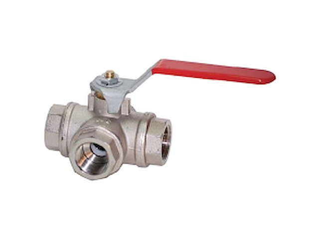 VALVOLA SFERA 3V L 3/8 Valvola a sfera 3V flusso a L