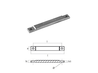 BARRA MOTORI VERADO ALLUMINIO Barra Verado 350 Cl