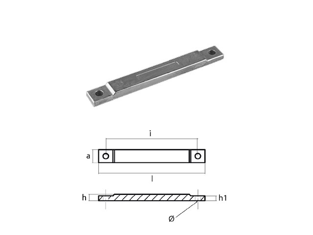 BARRA MOTORI VERADO ALLUMINIO Barra Verado 350 Cl