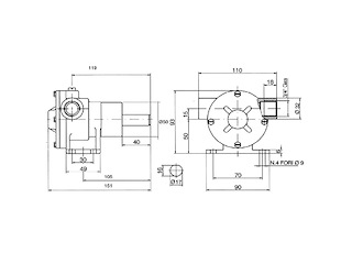 POMPA PM 35 CON SUPPORTO Pompa PM35