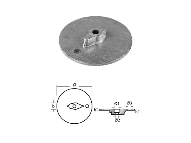 PIASTRA PER MOTORI - SERIE - VERADO E BRAVO PIASTRA SERIE VERADO E BRAVO