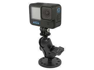 RAM MOUNT RAM Drill-Down Double Ball Mount with Universal Action Camera Adapter Ram Mounts RAM-B-138-A-GOP1U