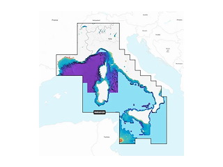 GARMIN navionics+ VISION NVEU012R Mediterraneo Occidentale art.010-C1238-00