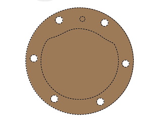 COPERCHIO POMPA Guarnizione Pompa