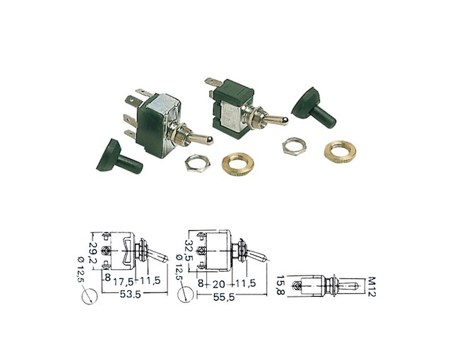 CAPPUCCIO INTERUTTORE Interruttori a levetta