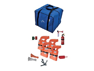 BORSONE CON DOTAZIONE DI SICUREZZA 4 PERSONE OLTRE 6MG/150N Borsone + dotazioni oltre 6MG