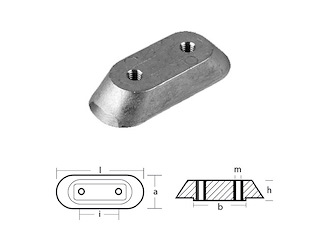 PIATRINA HONDA F.B. Piastrina per motori 10/50 HP