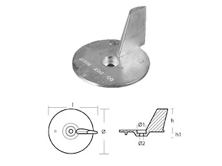 PINNA PER MOTORI - SERIE - 25/40/50 HP Pinne 25-40-50 HP