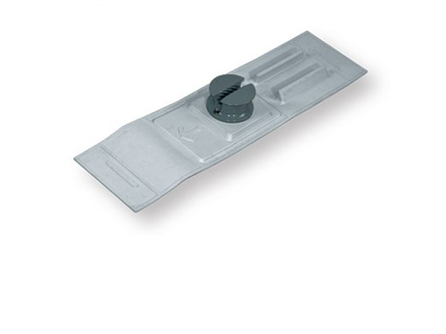 BITTA A FUNGO BASE GOMMA G. RAL7038 Bitta a fungo base in gomma