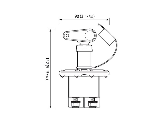 STACCABATTERIE 120A NERO Staccabatterie Quick-S12N-120A