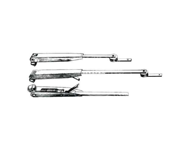 BRACCIO TERGI 360/480 Braccio telescopico inox nero