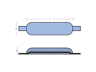ANODO A SALDARE KG.0,6 115X60X17 Anodi a saldare