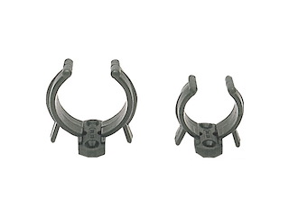 CLIP NERA NYLON 22/28MM Clip fermaoggetti in Nylon