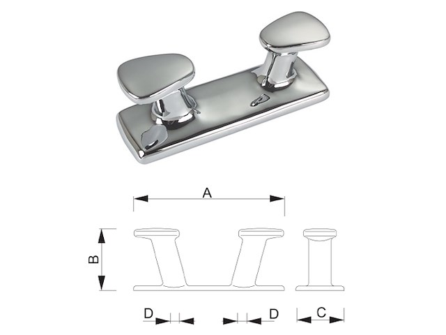 BITTA A FUNGO O.C. 200 Bitte a fungo in ottone