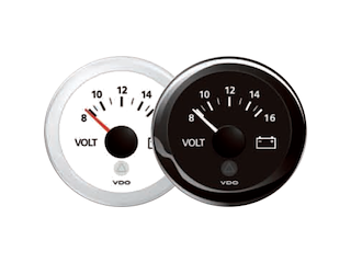 INDIC. VOLTMETRO 8/16V B. Indicatore 52 mm (8-16 V)