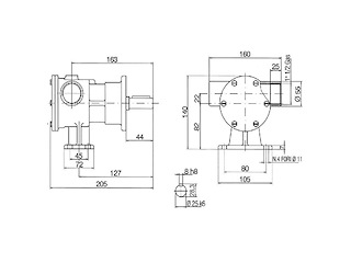 POMPA PM 40 CON SUPPORTO Pompa PM40