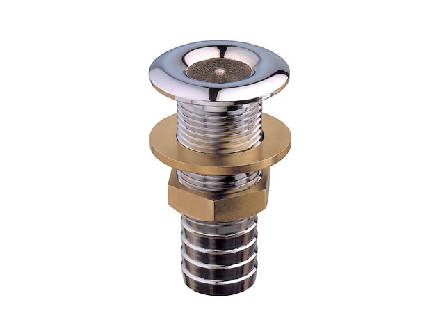 SCARICO CROM.C/P.G. 1 X30 Scarico a mare ottone cromato