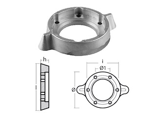 COLLARE PER PIEDE POPPIERO TECHNODRIVE SP60 SAILDRIVE Collari per piedi poppieri