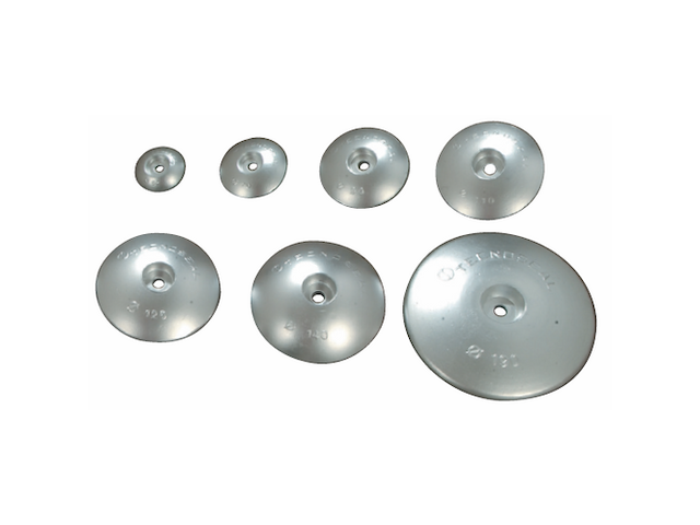 FLANGIA MM125 PESANTE FORO Anodi pesanti timone e flaps