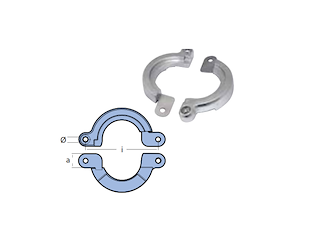 COLLARE YANMAR CON INSERTO Collare due pezzi con inserto