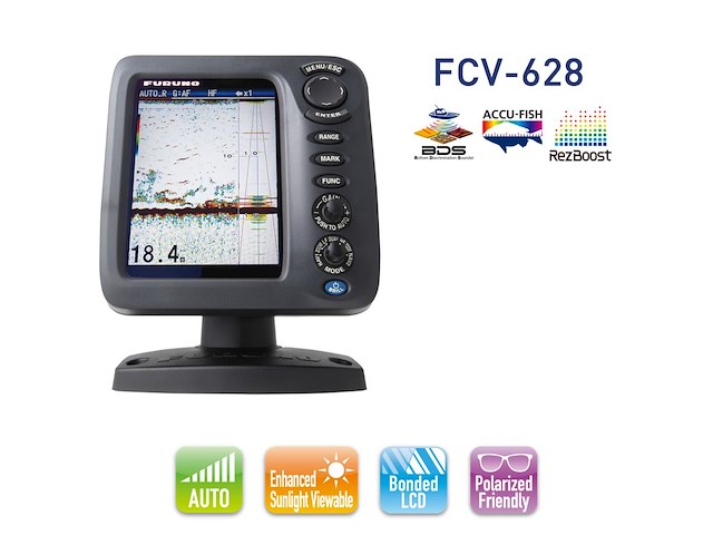 FURUNO FCV 628 ECOSCANDAGLIO / FISH FINDER - DISPLAY DA 5.7 LCD A COLORI