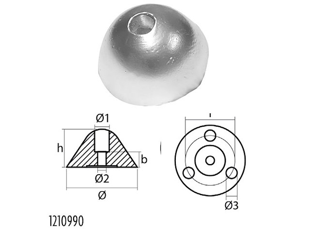 OGIVA TIPO -  FLEX O FOLD -  D.55 3 F. Flex o Fold