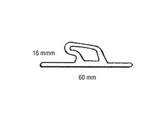 PROFILO GOMMA G. RAL7035 Profili in gomma