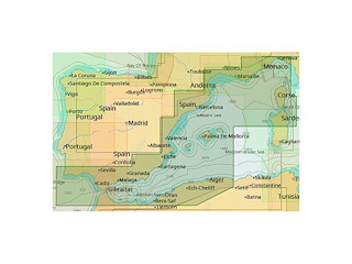 C-MAP Cartografia MAX-N+ EM-Y141.47 WEST MEDITERRANEAN