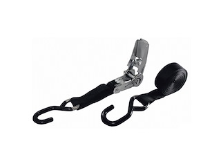 CINGHIA A CRICCHETTO INOX 454CM - NASTRO NERO Cinghia a cricchetto Inox