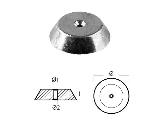 FLANGIA PER MOTORI - IDROJET 292 Flangia Idrojet 292
