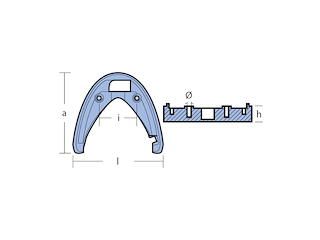PLACCA PER MOTORI - SERIE - YAMAHA 130/205/230/260 PLACCA YAMAHA 130/205/230/260