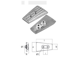 PIASTRINA VOLVO PENTA Piastra piede poppiero DPH/DPR