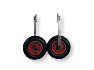 KIT RUOTE PER GOMMONI Coppia ruote per canotti pneum