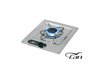 PIANO COTTURA Fornello inox 1 fuoco incasso