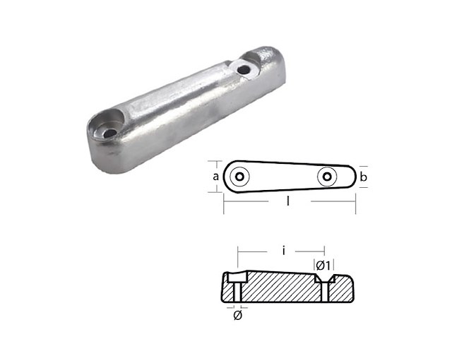 BARRA ARNESON GRANDE IN ALLUMINIO Barra per motori Grande