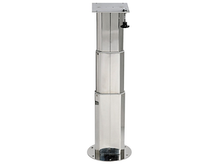 PIEDE TELESCOPICO TAVOLO INOX 220MM Gamba telescopica inox tavolo