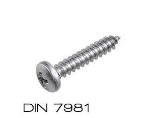 DIN 7981 4,2X16 Vite autofilettante a croce